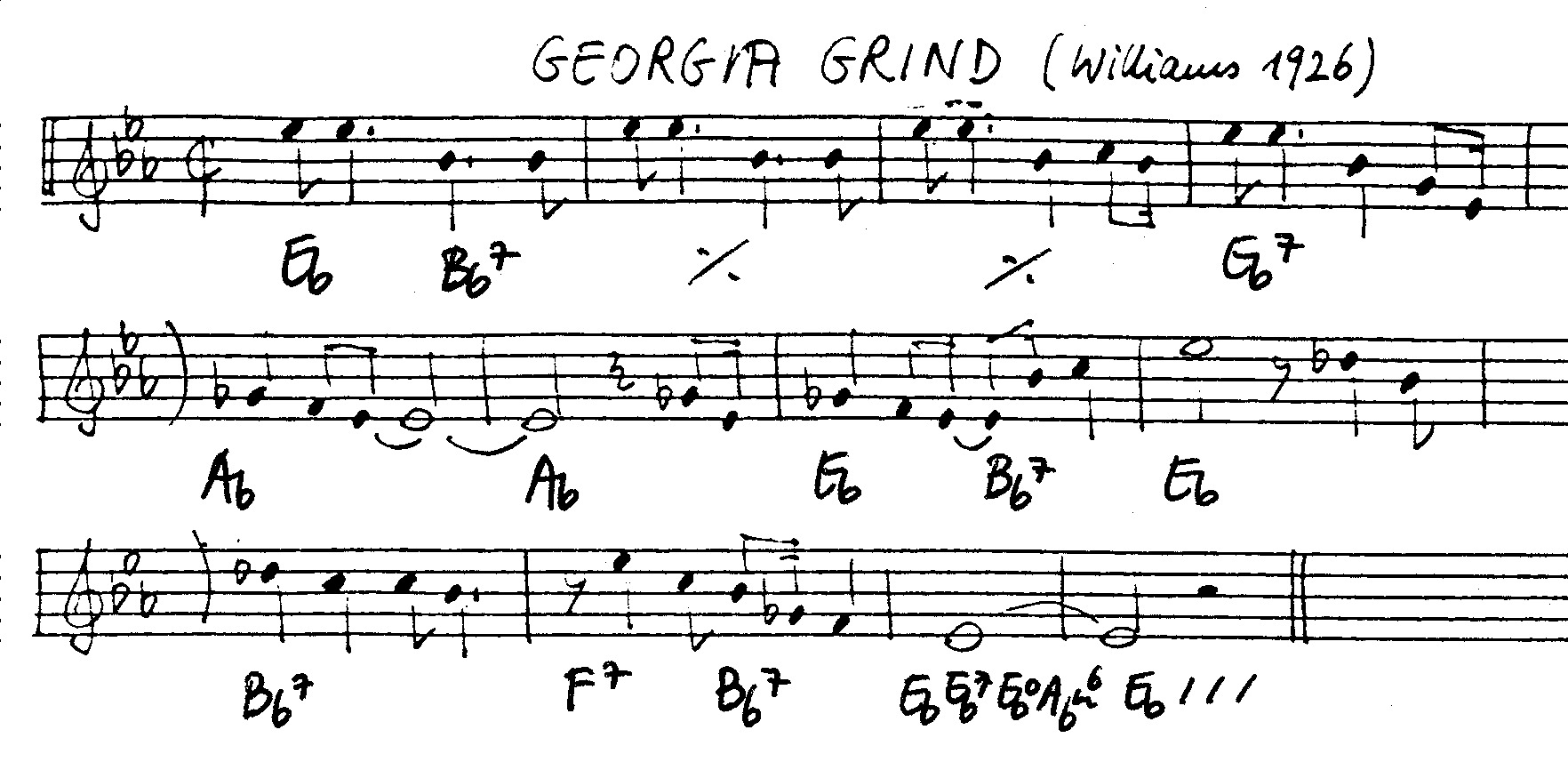 georgia grind leadsheet – book us for your next 20s or gatsby event